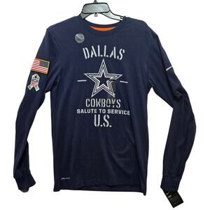 NWT Nike Dri Fit Dallas Cowboy Salute to Service America Shirt Men’s Small #959